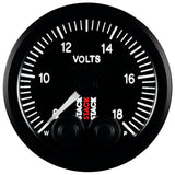 Autometer Stack 52mm 8-18V Pro-Control Battery Voltage Gauge -Black