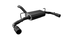 Load image into Gallery viewer, Corsa 2018-2024 Jeep Wrangler JL 2.5in Dual Rear Exit Black Tips Touring Axle-Back Exhaust