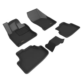 3D MAXpider 21-23 Volkswagen Golf Gti/Golf R Kagu Floor Mat- Black R1 R2
