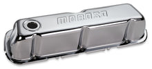 Load image into Gallery viewer, Moroso Ford 302/351W Valve Cover - w/o Baffles - Stamped Steel Chrome Plated - Pair