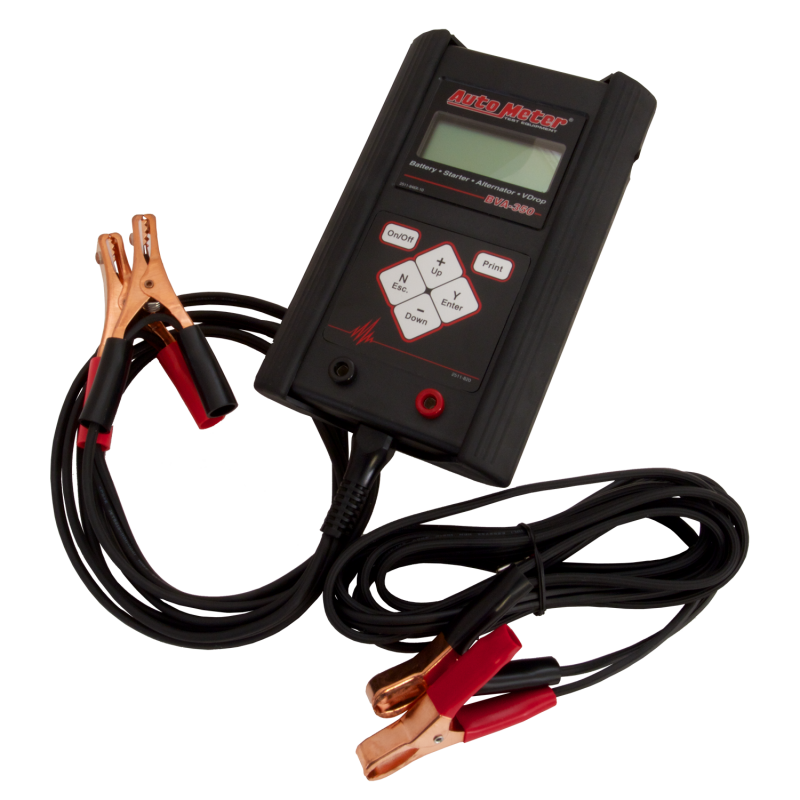 Autometer Handheld Automotive/Heavy Duty Truck Electrical System Analyzer 6V/12V Applications