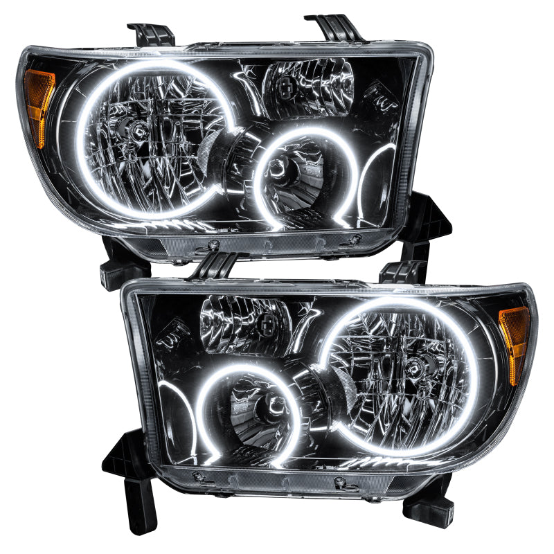 Oracle 07-11 Toyota Tundra Pre-Assembled Headlights - Black Housing - w/ BC1 Controller