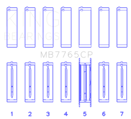 King Engine Bearings GMC 4.2 Vortec L6 Main Bearing Set