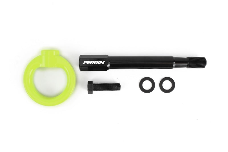 PERRIN 22-25 Toyota GR86 Tow Hook Kit (Front) - Neon Yellow