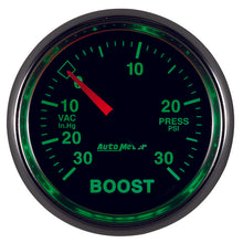 Load image into Gallery viewer, Autometer GS 30inhg-30PSI Digital Vac/Boost Gauge