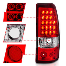 Load image into Gallery viewer, ANZO 2003-2006 Chevrolet Silverado 1500 LED Taillights Red/Clear