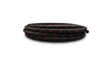 Load image into Gallery viewer, Vibrant -12 AN Two-Tone Black/Red Nylon Braided Flex Hose (20 foot roll)