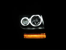 Load image into Gallery viewer, ANZO 2007-2012 Dodge Nitro Projector Headlights w/ Halo Black (CCFL) G2