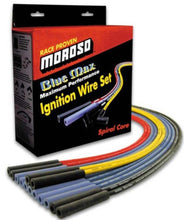 Load image into Gallery viewer, Moroso Ford 351W V8 Ignition Wire Set - Blue Max - Spiral Core - Sleeved - HEI - 135 Degree