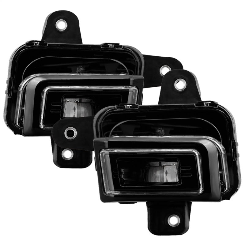 Spyder 21-23 GMC Yukon (Excl AT4) OEM Full LED Fog Lights w/Switch - Clear (FL-GY21-LED-C)