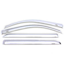 Load image into Gallery viewer, AVS 99-07 Chevy Silverado 1500 Ext. Cab Ventvisor Front &amp; Rear Window Deflectors 4pc - Chrome