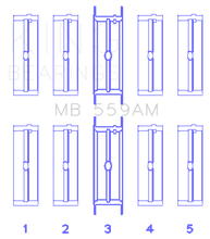 Load image into Gallery viewer, King Engine Bearings Ford 330/352/360/390/410/428 Engine Main Bearing Set