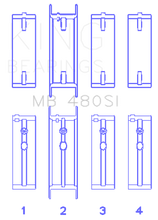 Load image into Gallery viewer, King Engine Bearings Buick V6 Main Bearing Set