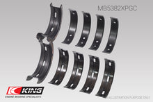 Load image into Gallery viewer, King Subaru EJ20/EJ22/EJ25 (Incl. Turbo) (Size 0.25) pMaxBlack Coated Main Bearing Set