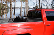 Load image into Gallery viewer, Lund 99-17 Ford F-250 Super Duty Styleside (6.8ft. Bed) Hard Fold Tonneau Cover - Black