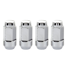 Load image into Gallery viewer, McGard Hex Lug Nut (Cone Seat Bulge Style) M14X1.5 / 22mm Hex / 1.945in. Length (4-Pack) - Chrome