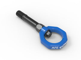 aFe CONTROL Front Tow Hook Nissan Z 23-25 V6-3.0LBlue