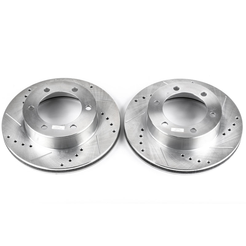 Power Stop 96-02 Toyota 4Runner Front Evolution Drilled & Slotted Rotors - Pair