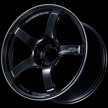 Load image into Gallery viewer, Advan TC4 18x8 +45 5-120 Racing Black Gunmetallic &amp; Ring Wheel