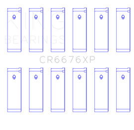 King Engine Bearings Nissan VG30DE/VG30DETT/VG30E/VG30T (Size +0.25) Performance Rod Bearing Set