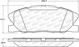 StopTech Street Brake Pads - Rear
