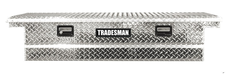 Tradesman Aluminum Economy Cross Bed Truck Tool Box (70in./Front Opening) - Brite