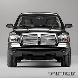 Putco 05-07 Dodge Dakota Punch Stainless Steel Grilles