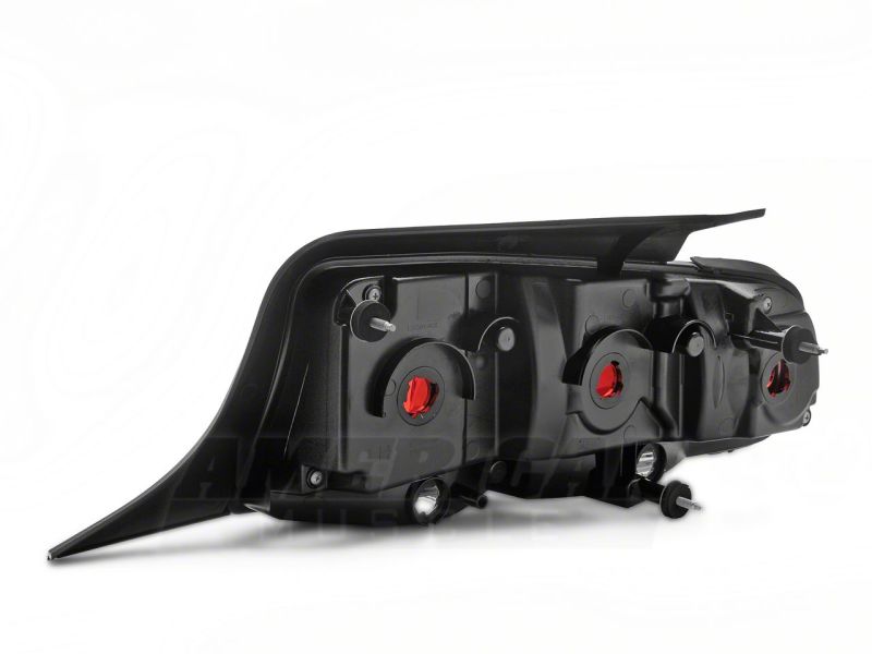 Raxiom 10-12 Ford Mustang Aero Tail Lights- Blk Housing (Smoked Lens)