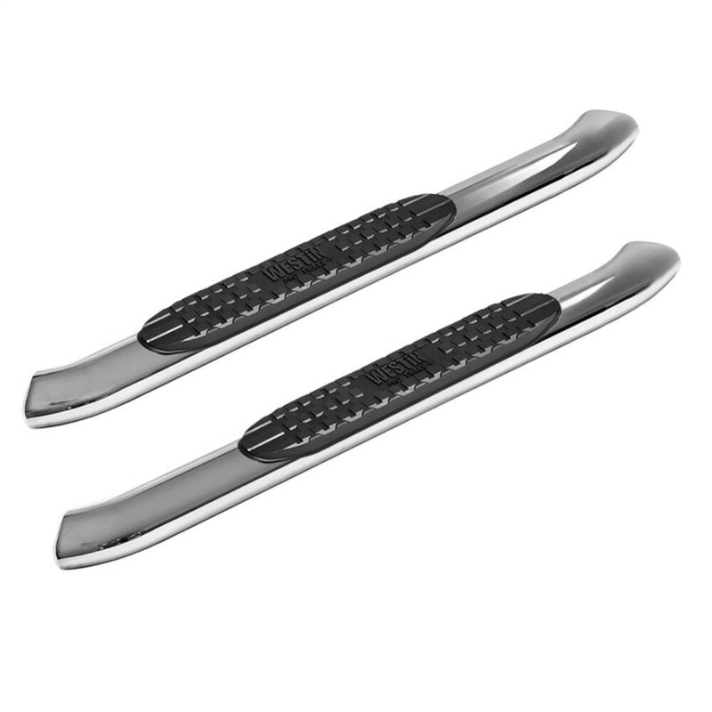 Westin 19-20 Chevy Silverado 1500 Regular Cab PRO TRAXX 4 Oval Nerf Step Bars - Stainless Steel