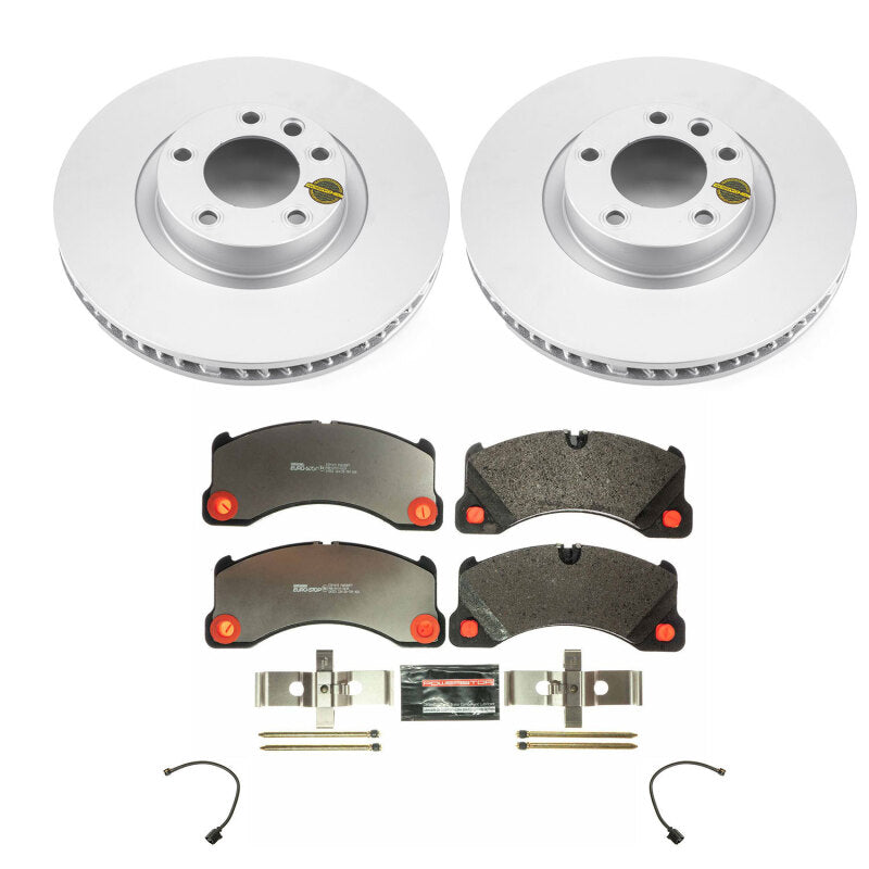 Power Stop 11-18 Porsche Cayenne Front Euro-Stop Brake Kit