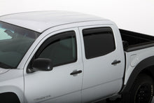 Load image into Gallery viewer, AVS 05-15 Toyota Tacoma Double Cab Ventvisor In-Channel Front &amp; Rear Window Deflectors 4pc - Smoke