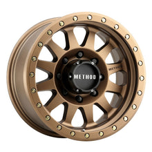 Load image into Gallery viewer, Method MR304 Double Standard 17x8.5 0mm Offset 8x6.5 130.81mm CB Method Bronze Wheel