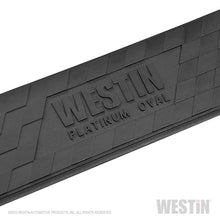 Load image into Gallery viewer, Westin 18-22 Jeep Wrangler JLU 4dr Platinum 4 Oval Nerf Step Bars - Tex. Blk