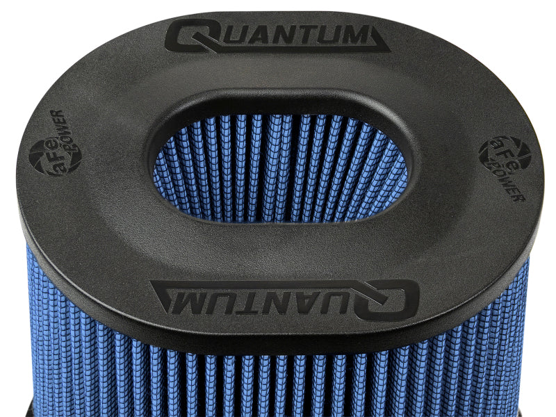 aFe Quantum Pro-5 R Air Filter Inverted Top - 5in Flange x 9in Height - Oiled P5R