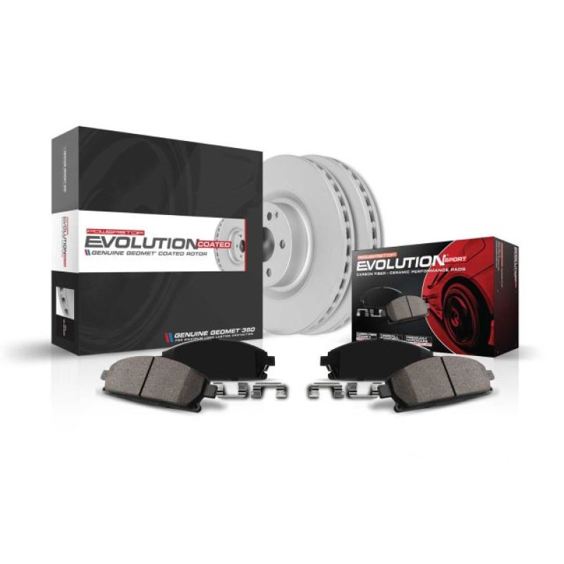 Power Stop 12-17 Volkswagen CC Front Z23 Evolution Sport Coated Brake Kit