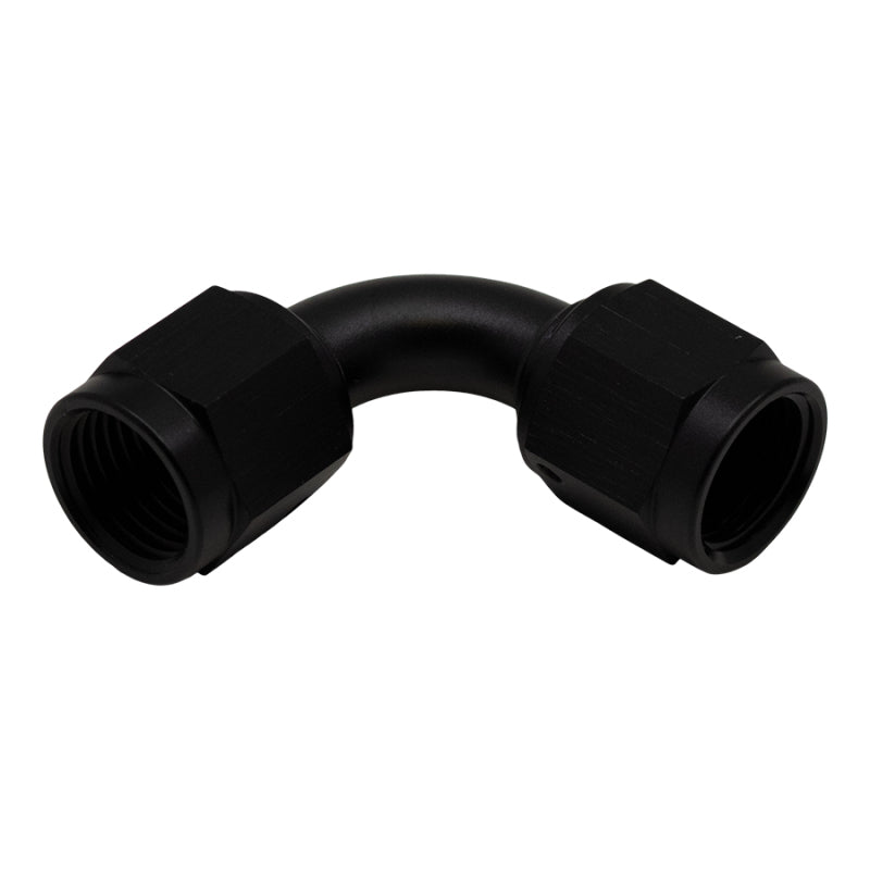 DeatschWerks 6AN Flare Female Swivel 90-Degree to 6AN Flare Female Swivel - Anodized Matte Black