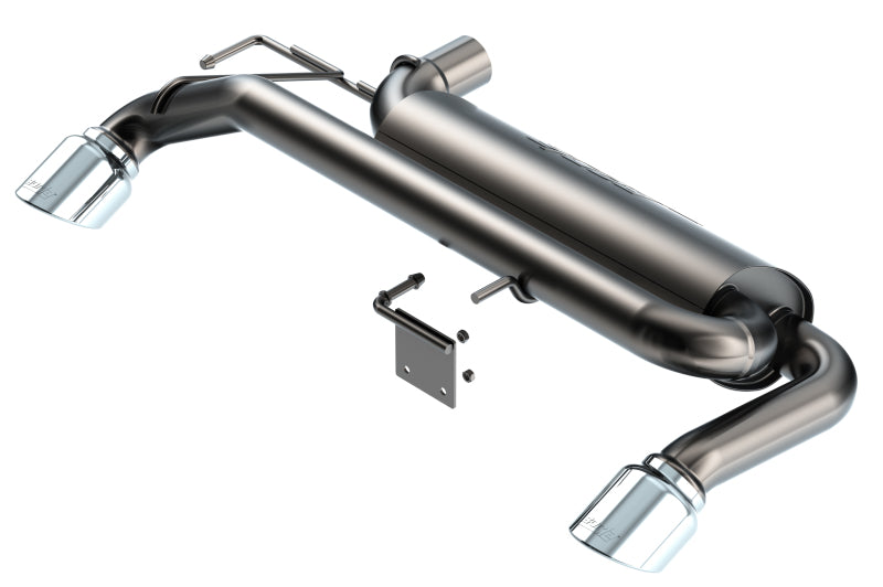 Borla 21-22 Ford Bronco 2.3L 4WD Touring Axle Back Exhaust w/ Bright Chrome Tips