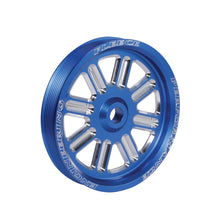 Load image into Gallery viewer, Fleece Performance Dodge Cummins Dual Pump Spoke Pulley (For Use w/ FPE Dual Pump Bracket) Blue