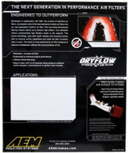 Load image into Gallery viewer, AEM Silverado/Sierra/Avalanche/Tahoe/Yukon 12.625in O/S L x 10in O/S W x 1.75in H DryFlow Air Filter