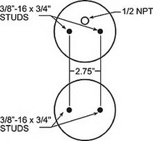 Load image into Gallery viewer, Firestone Ride-Rite Replacement Air Helper Spring Rear 267C 1.5 (W217607671)