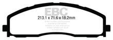 Load image into Gallery viewer, EBC 13+ Ford F250 (inc Super Duty) 6.2 (2WD) Yellowstuff Front Brake Pads