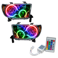 Load image into Gallery viewer, Oracle 07-11 Toyota Tundra Pre-Assembled Headlights- Blk Housing - w/ Simple Controller