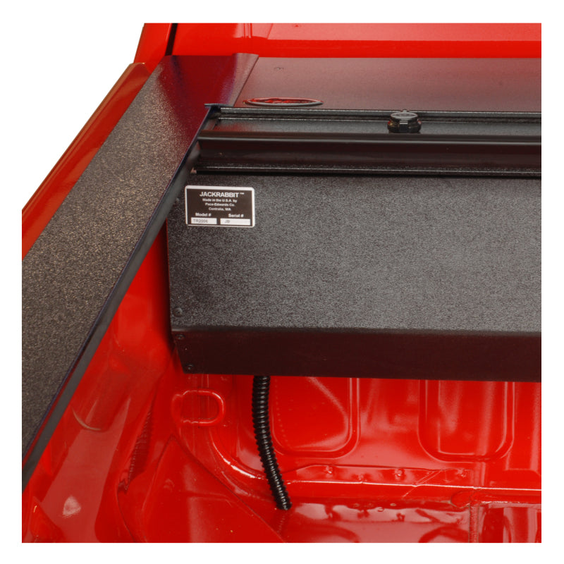 Pace Edwards Full Metal Matte Black JackRabbit Manual Retractable Tonneau Cover