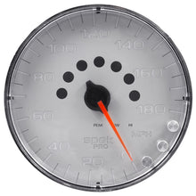 Load image into Gallery viewer, Autometer Spek-Pro Gauge Speedometer 5in 180 Mph Elec. Programmable Silver/Chrome