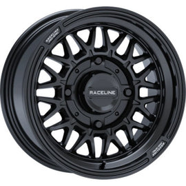 Raceline A13GB Omega 15x10in/4x137 BP / 0mm Offset /110.18mm Bore - Gloss Black Wheel