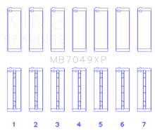 Load image into Gallery viewer, King Engine Bearings Toyota 1FZFE (Size STDX) Performance Main Bearing Set