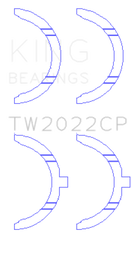 King Engine Bearings Ford Escort/Sierra YB 2.0L DOHC Cosworth Thrust Washer Set