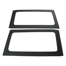 Load image into Gallery viewer, DEI 11-18 Jeep Wrangler JK 2-Door Boom Mat Rear Side Window Trim - 2 Piece - Black