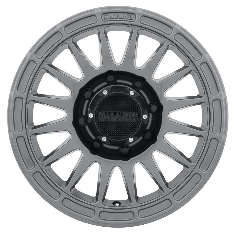 Method MR314 17x8.5 0mm Offset 8x6.5 130.81mm CB Gloss Titanium Wheel