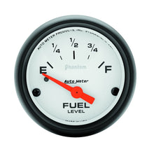 Load image into Gallery viewer, Autometer Phantom 2-1/16 inch Fuel Level Gauge